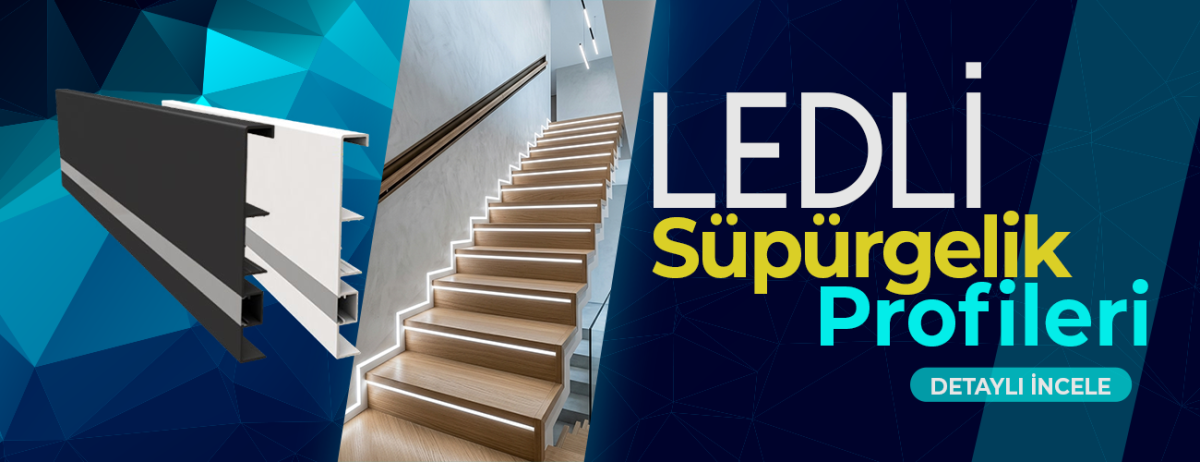 Ledli Süpürgelik Profilleri