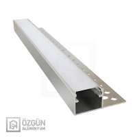 10x15 Ters Tek Kanatlı Trimless Led Profili