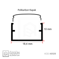 10x18 Kanal Led Profili