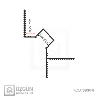 12x25cm Trimless Alçıpan Gizli Led Profili