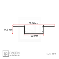 3cm Trimless Led Profili