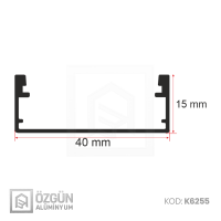 40x14mm Kanal Led Profili