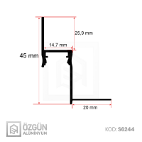 Alçıpan Gizli Led Profili