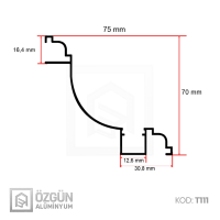 Alüminyum Kartonpiyer Led Profili