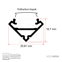 Alüminyum Köşe Led Profili