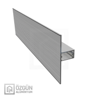 Alüminyum Sıva Altı Ledli Süpürgelik Profili