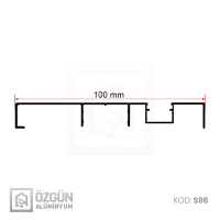 Alüminyum Süpürgelik Led Profili