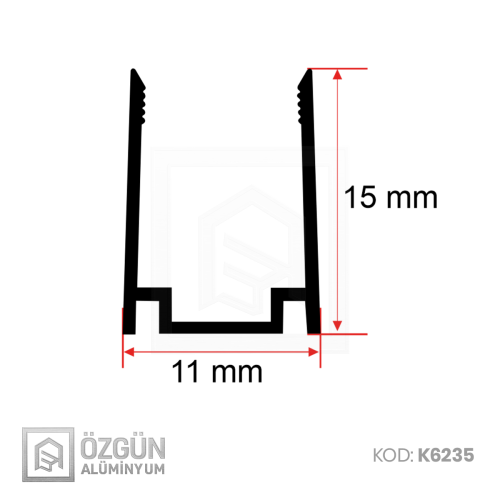 11x15mm Neon Led Kanalı