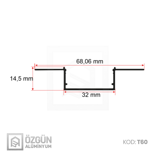 3cm Trimless Led Profili