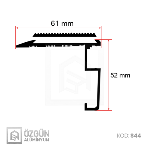 Alüminyum Basamak Led Profili