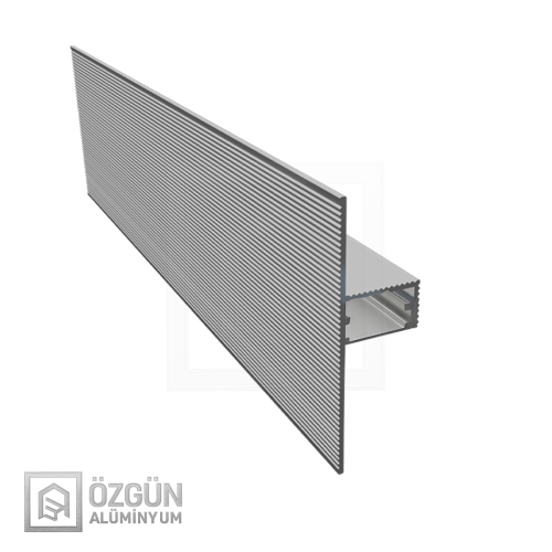 Alüminyum Sıva Altı Ledli Süpürgelik Profili