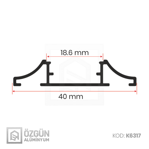 Sıva Üstü Tavan Led Profili