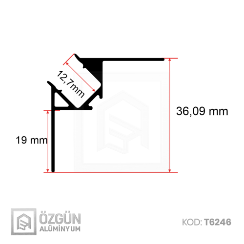 Trimless Dış Köşe Profili